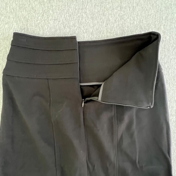 Cabi Black Ponte Knit Stretch Pencil Skirt Style #205 | Size 10 - Picture 5 of 11